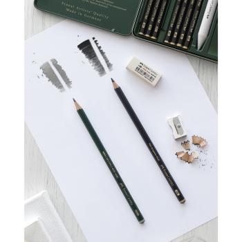Faber-Castell Pitt Graphite Matt & Castell 9000 20er Metalletui